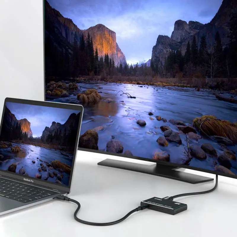 Тип C вход мини Hdmi усилитель переключатель 1 порт USB и 3 порта 4K x 2K сплиттер коробка