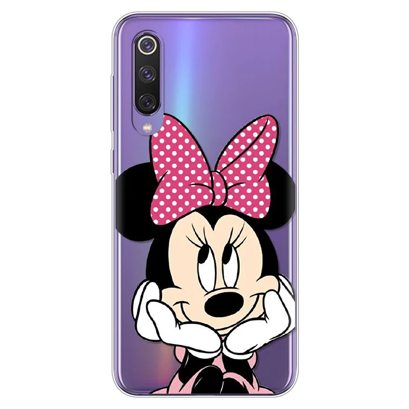 Мультяшный чехол для телефона s для Coque Xiaomi Mi 9 прозрачный милый подарок для пары Мягкая силиконовая задняя накладка из ТПУ чехол для Xiaomi Mi 9 SE чехол Capa