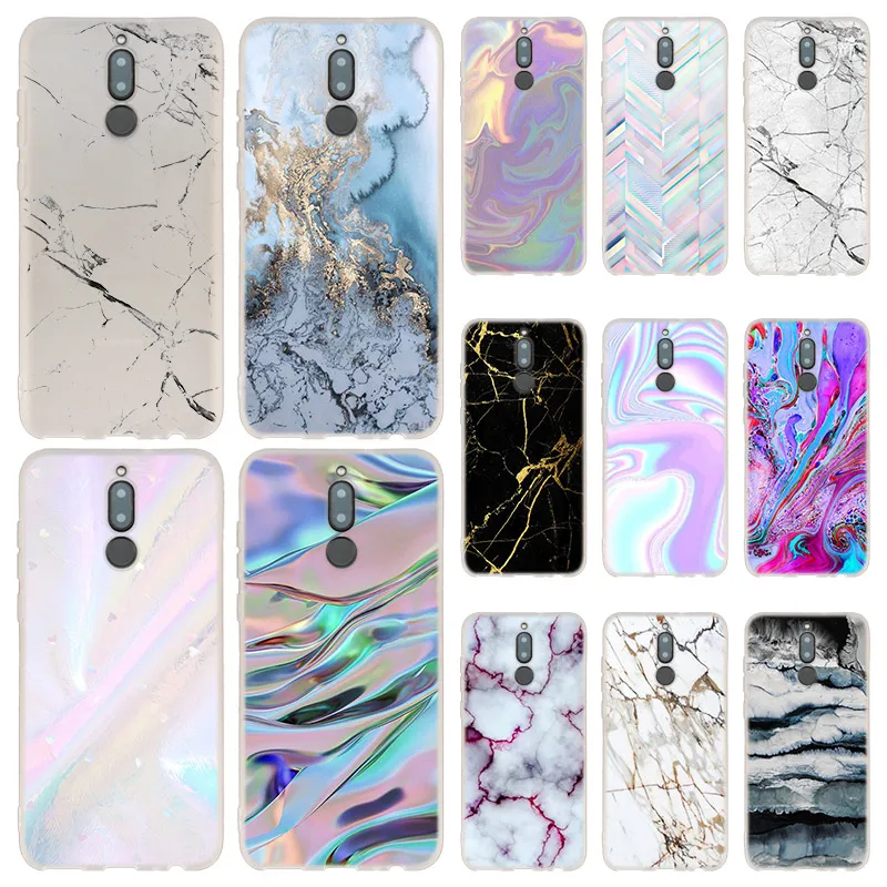 Розовый чехол для телефона с мраморной линией Huawei Mate 10 20 30 Lite 20X Pro Nova 3 4 5i Y7 Y9 2019 2018 |