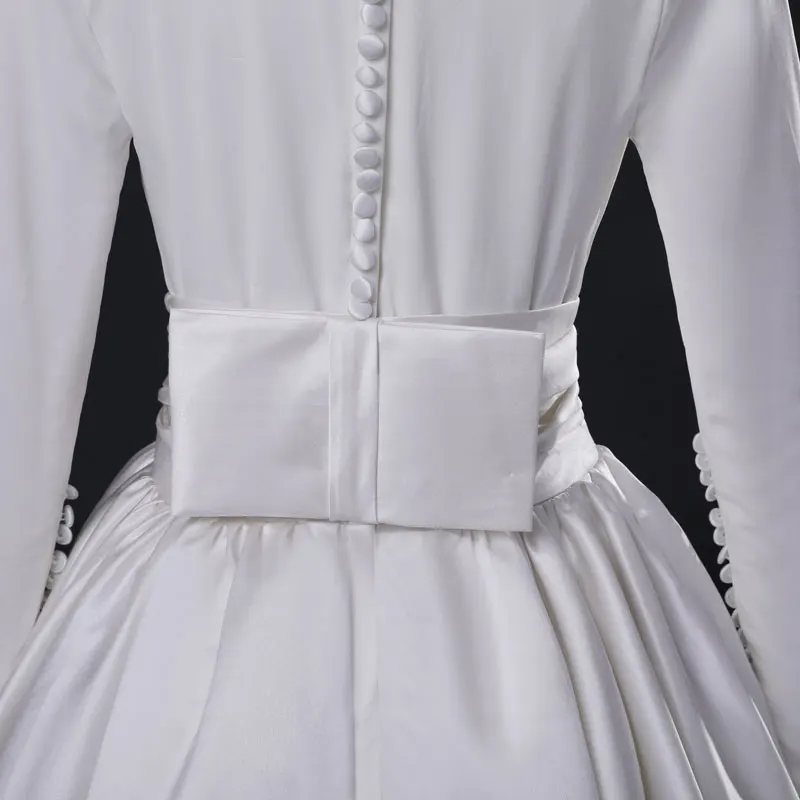 Женское платье с длинным рукавом FADISTEE формальное стрейч из спандекса Сатиновыми