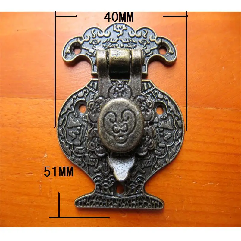 Пряжка для коробки 40*51 мм пряжка из сплава с застежкой старинная деревянная