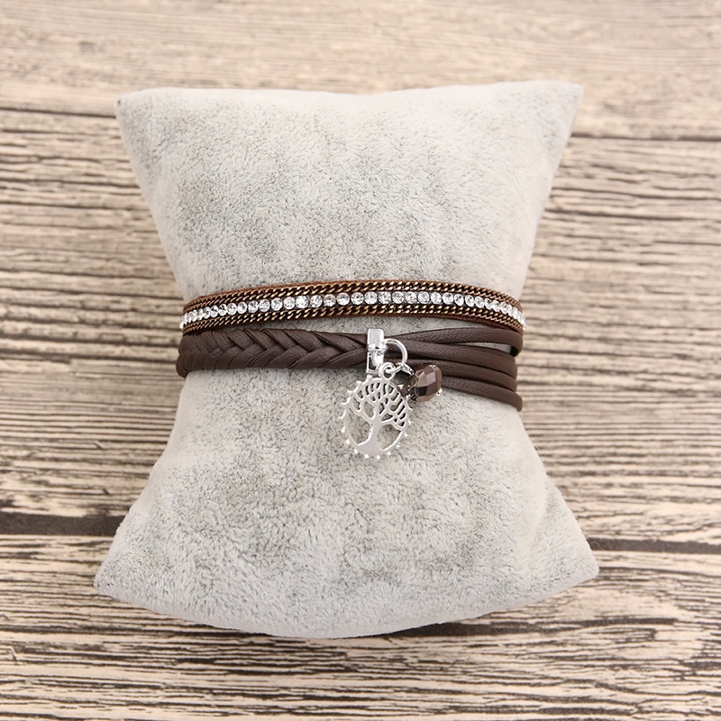 Женский плетеный браслет ручной работы STRATHSPEY с изображением дерева жизни