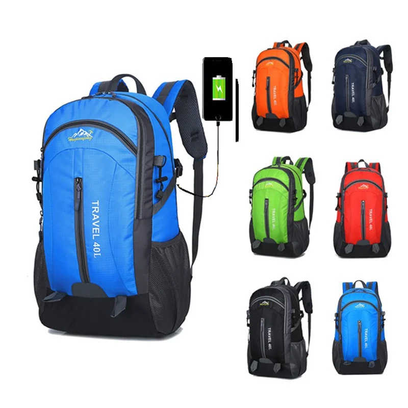 Новый спортивный рюкзак USB школьные сумки наплечный мужской для путешествий на