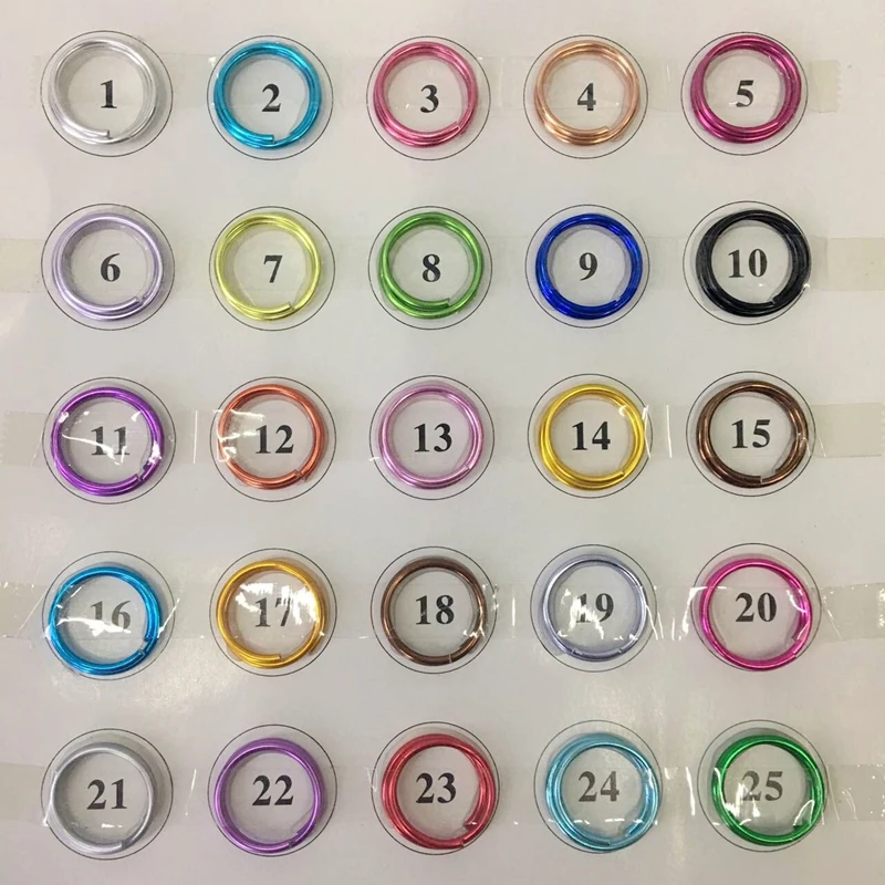 

2,0 мм/шир. 59 м/лот многоцветные металлические алюминиевые провода для DIY ювелирных аксессуаров и находок