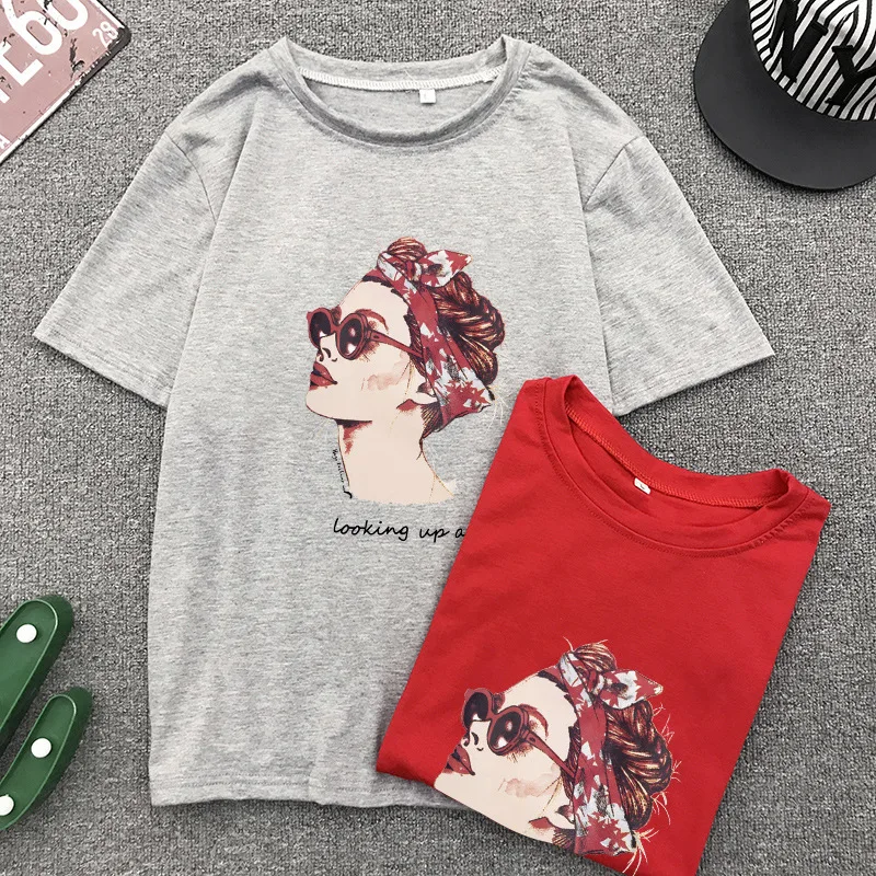 Повседневная хлопковая Футболка Susi & Rita женские летние смешные футболки с