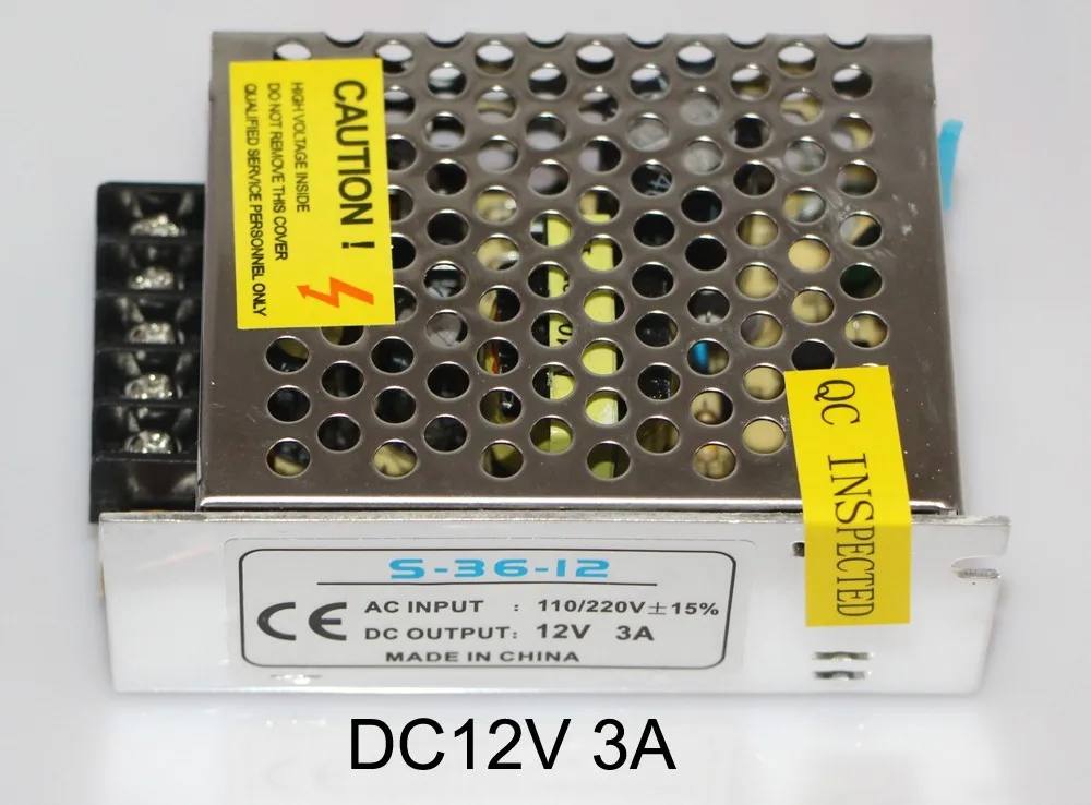 Питания со светодиодной полосой адаптер переменного тока 110 V 220 V DC/DC 12 V 24 V 1A 5A 10A 15A 20A 30A 40A 50A светодиодный Питание адаптер трансформатор