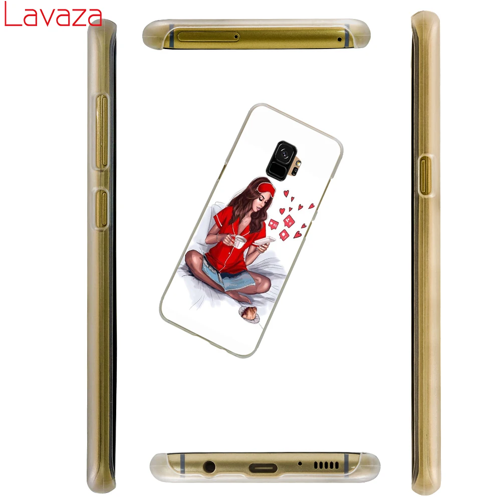 Модный жесткий чехол для телефона Lavaza с черными и коричневыми волосами Samsung Galaxy A10