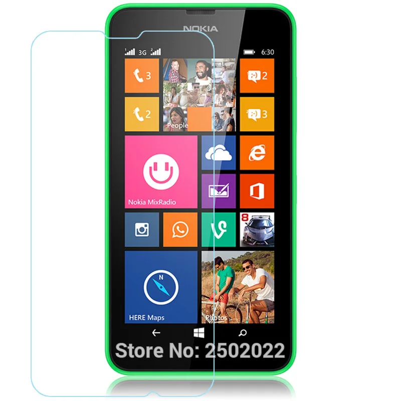 Защита экрана из закаленного стекла 0 33 мм пленка для Nokia microsoft lumia 630 Защитная nokia 550