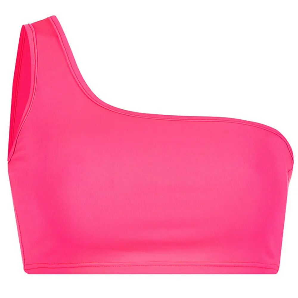 Женский жилет без рукавов топ на одно плечо блуза спине рубашка Спортивная