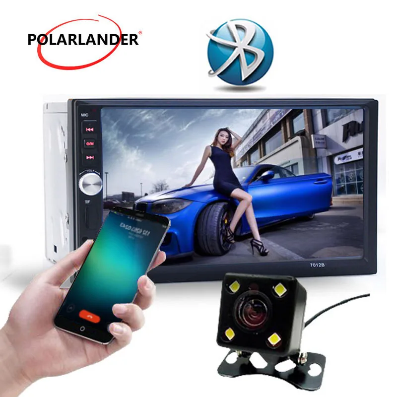 Автомагнитола 2 Din автомобильная аудиосистема MP5 магнитола с Bluetooth радио USB/TF/FM Aux