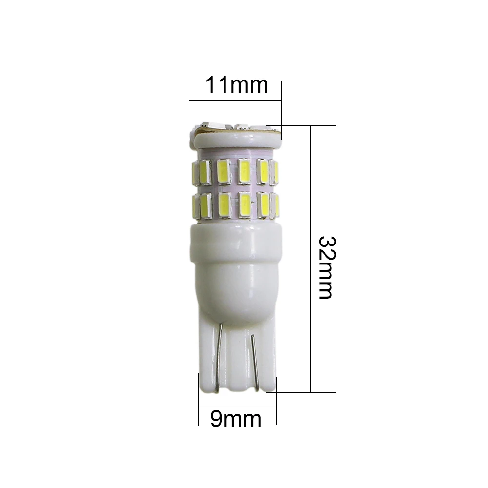 KEIN 2 шт. керамика 30smd T10 W5W 194 светодиодный автомобильный светильник Внутренняя