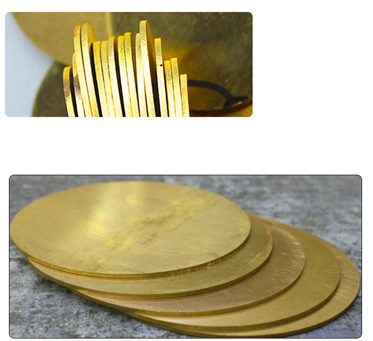 Диаметр 100*4 мм/5 мм круглая латунная пластина H62 толщиной 4 5 медная CUZN40