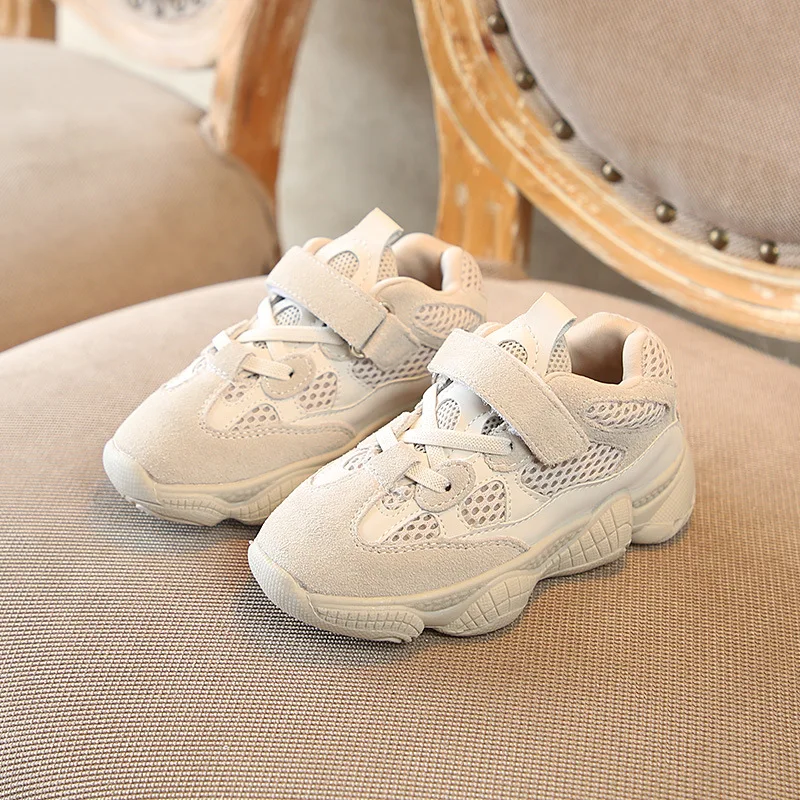 Осень 2018 г. модные кроссовки для маленьких мальчиков и девочек детей из