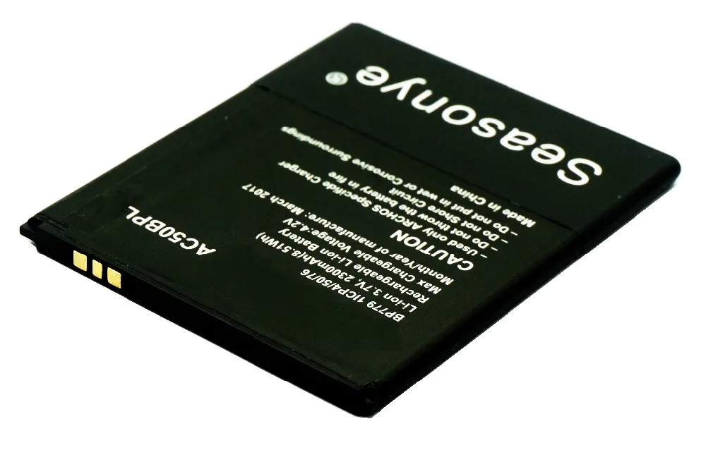Seasonye 2300mAh / 8.51Wh AC50BPL BP779 телефонный Сменный аккумулятор для Archos 50b Platinum Battery