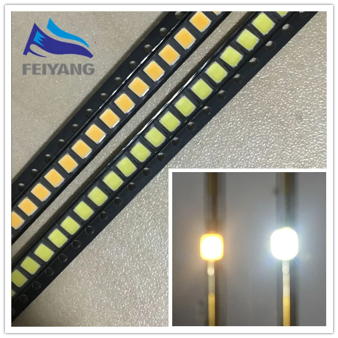 1000 шт. 0 2 Вт SMD 2835 Светодиодные лампы 20-25 лм белые/теплые белые светодиодные бусины