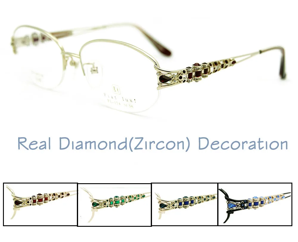 Бесплатная доставка оригинальные очки Fiat Lux из титана роскошная оправа женские