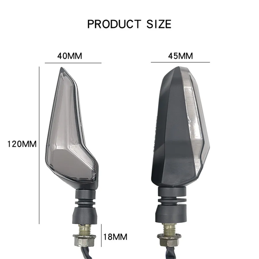 1 пара модифицированных поворотников для мотоцикла водонепроницаемые