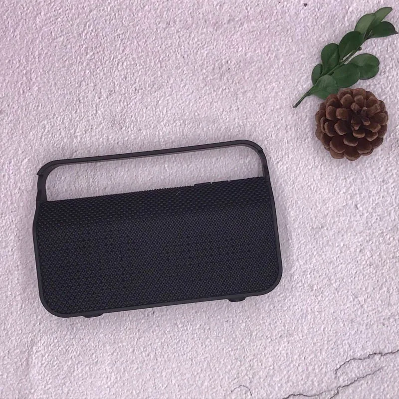 Портативная беспроводная Bluetooth Колонка HIFI стерео бас, Bluetooth динамик TF мобильный телефон Кронштейн многофункциональный bluetooth-динамик - Цвет: Черный