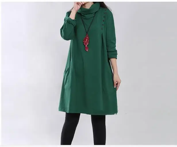 Пальто для беременных трикотажное хлопковое платье Осенняя модная одежда с