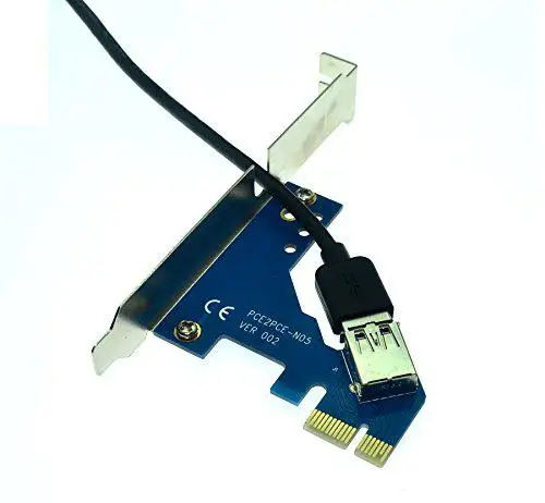 BEESCLOVER PCI-Express PCI-e to PCI Adapter Card PCIe to Dual Pci Slot Expansion Card USB 3.0 Add on Cards Convertor r20