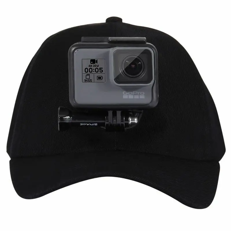 PULUZ наружная Солнцезащитная шляпа Topi бейсболка с держателем для GoPro Hero/Xiaoyi/Sjcam