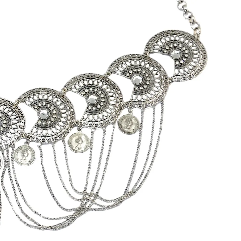 Металлическая сетчатая цепочка египетского цвета пояс для платья поясные цепи