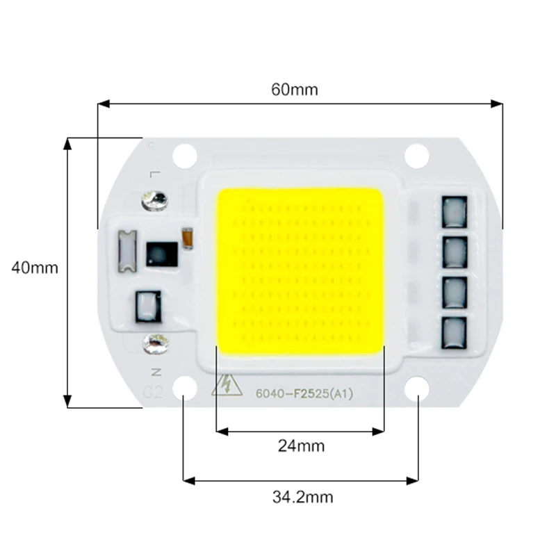 KARWEN 110V 220V COB Чип для светодиодной лампы 20W 30W 50W Smart IC нет необходимости в входе