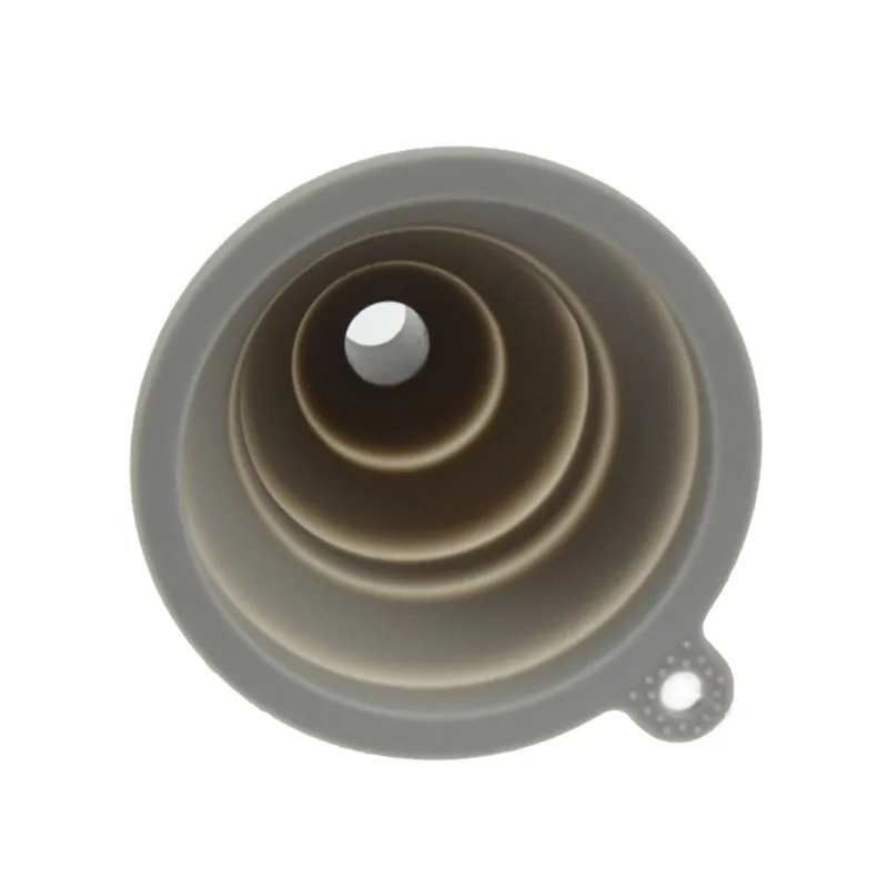 Новое поступление! 1 шт. Мини пищевой силиконовый гель Складная стильная Воронка