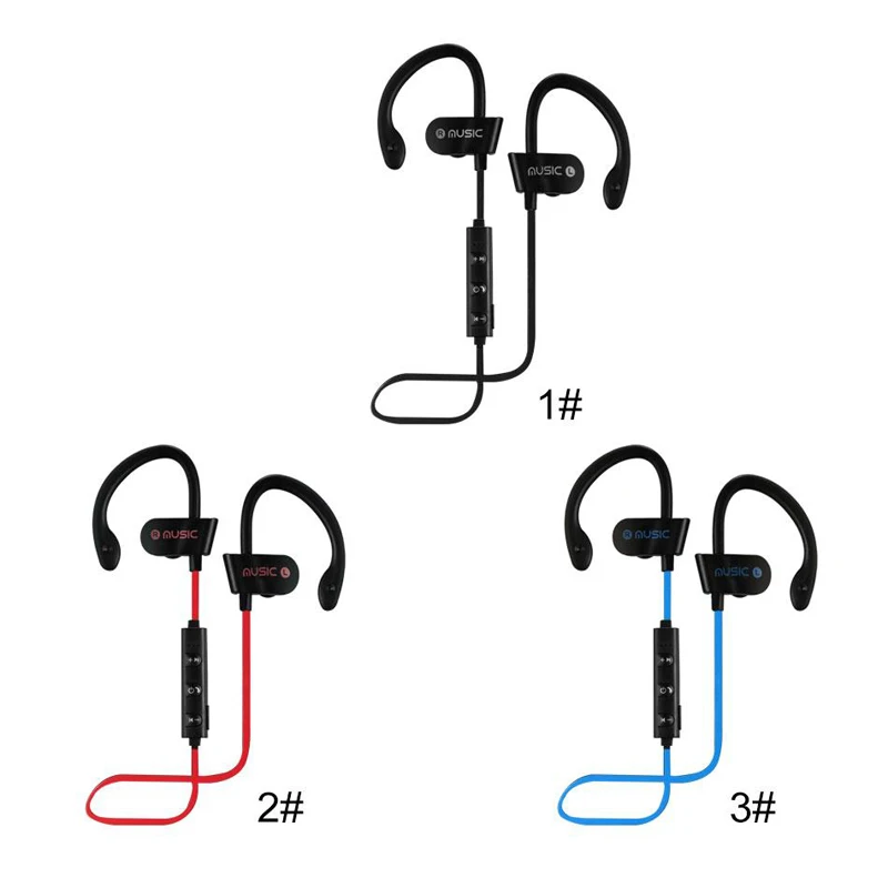 Bluetooth наушники Беспроводные спортивные басовые наушники гарнитура с микрофоном для бега IOS Android Bluetooth смартфон