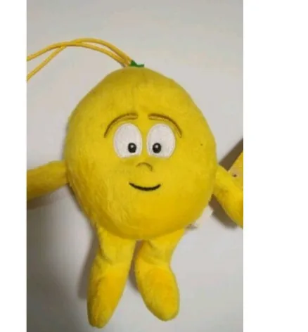 Mini lemon Новые фрукты овощи мини черника мини Баклажан мини каррорт плюшевые игрушки - Цвет: Mini lemon