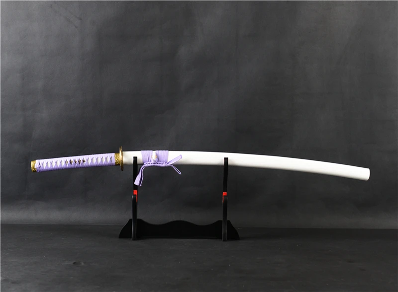 Японский самурайский меч SHI JIAN Ручная ковка катана 1095 лезвие из углеродистой