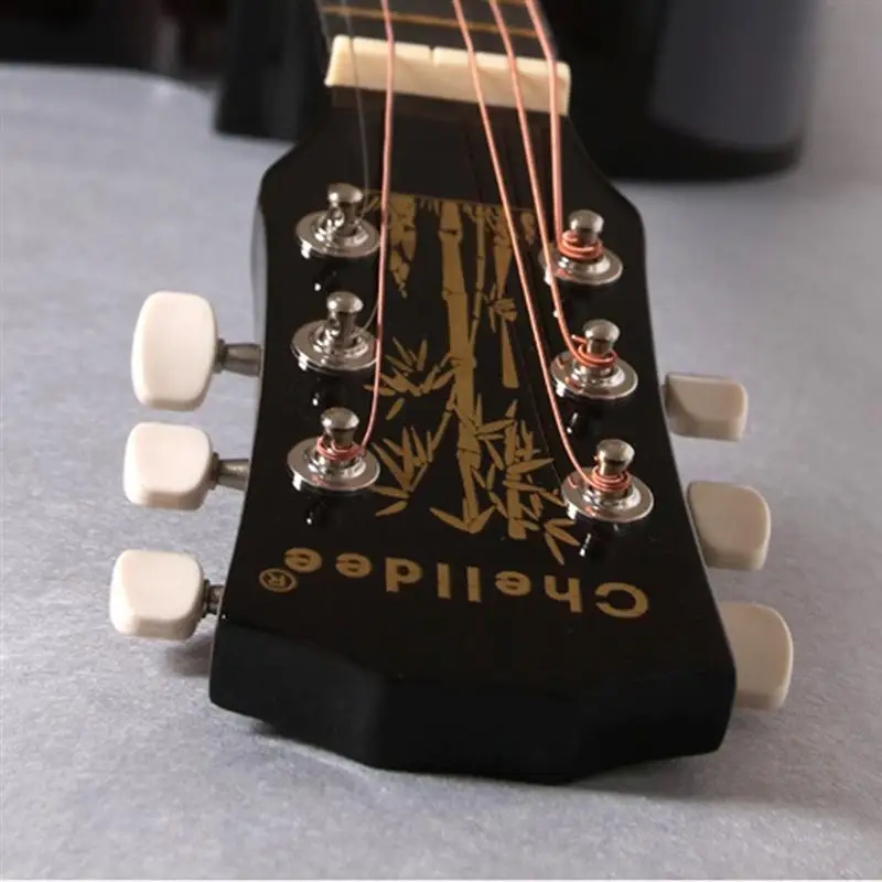 38 дюймов народная Акустическая гитара для начинающих музыкальный инструмент 6-ой