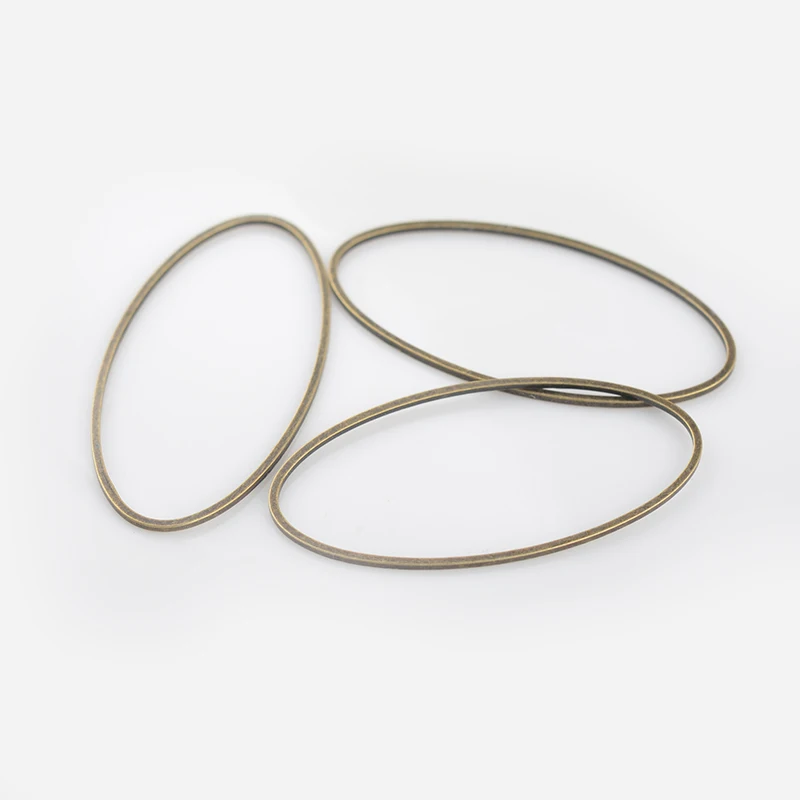 16x8 мм 25x10 мм 30x15 мм 40x20 мм овальной формы латунные закрытые кольца соединительные кольца для Diy ювелирных изделий Аксессуары