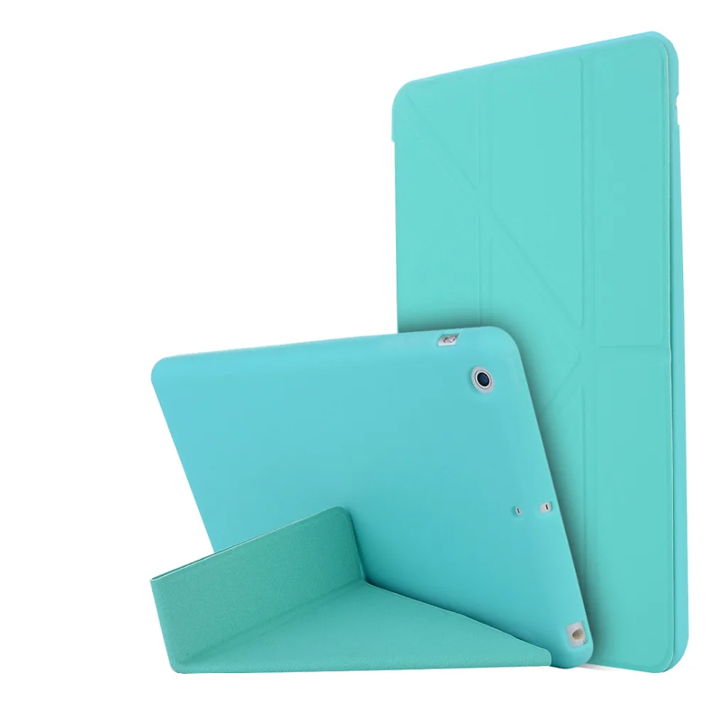 Ultra Slim Soft TPU + PU Leather Skin Transformer Folio Stand Protective Shell Cover Case For Apple iPad Mini 1 2 3 7.9&quot Tablet |