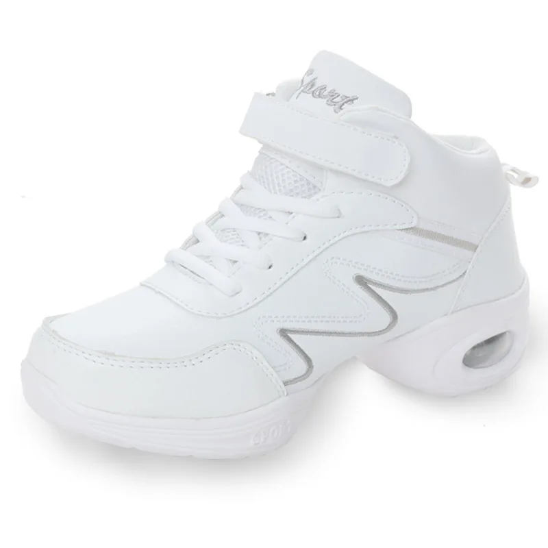 Для женщин девушки увеличить дышащая Бег спортивные Обувь для танцев мягкие