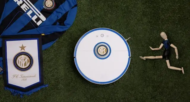 XIAOMI S52 Mi Roborock вакуумный уборочный подметальный робот сентениальный Inter Milan Custom Edition с футбольным звездным голосом