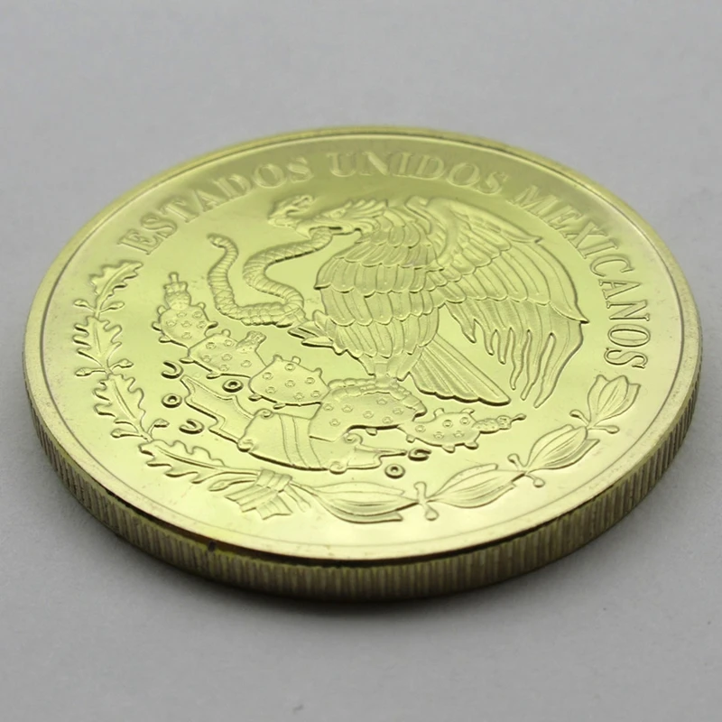 Мексика независимости 200 годовщина статуи Свободы золотые монеты сувенир