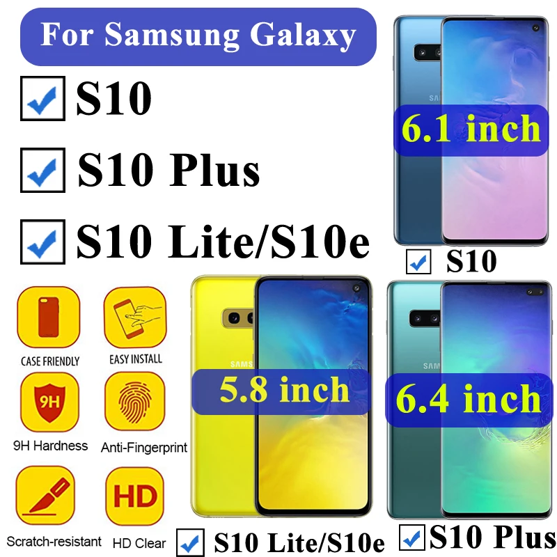 Мягкая защита экрана для Samsung Galaxy S10 plus защитная пленка на sumsung s10e lite Гидрогелевая