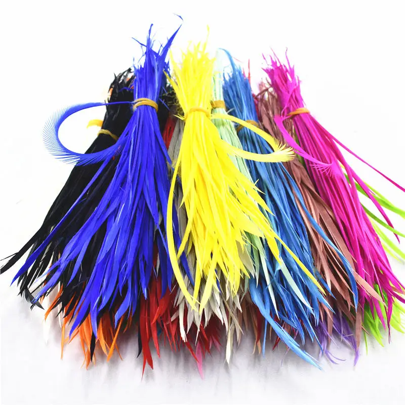 Лидер продаж розничная продажа разноцветных перьев 20 шт./лот 10 35 см перья сделай