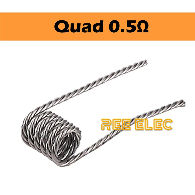 10 шт./лот готовые катушки HIVE QUAD лестница Juggernaut Taiji Alien Tiger Fused Super Clapton плоская витая