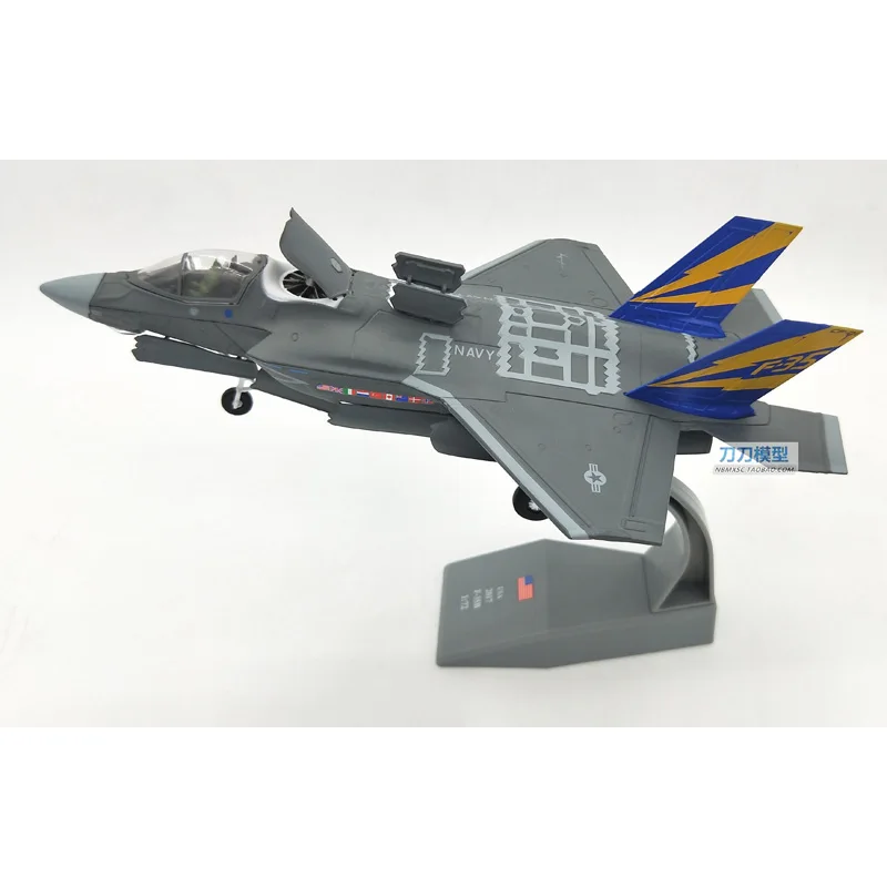 Amer Lockheed Martin F35 Lightning II Fighter 1/72 масштаб Готовая модель игрушки для коллекционного подарка