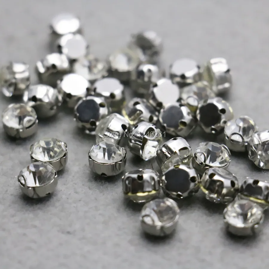 10 шт. Кристальные разделители застежки фитинги для аксессуаров инкрустированные