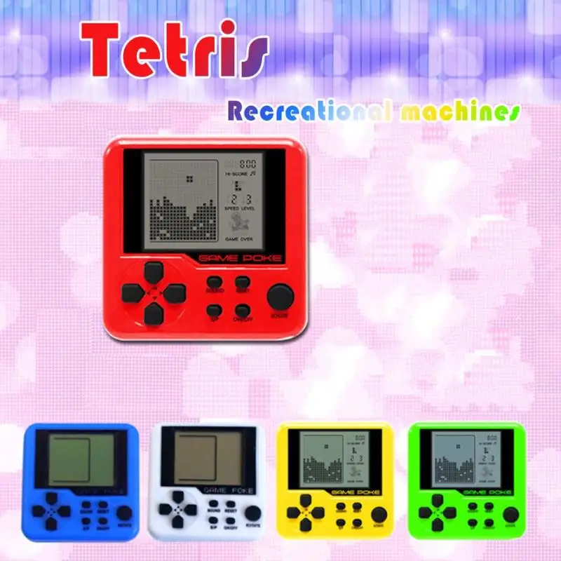 26 классических игр ребенок тетрис карманная игра консолей портативные мини