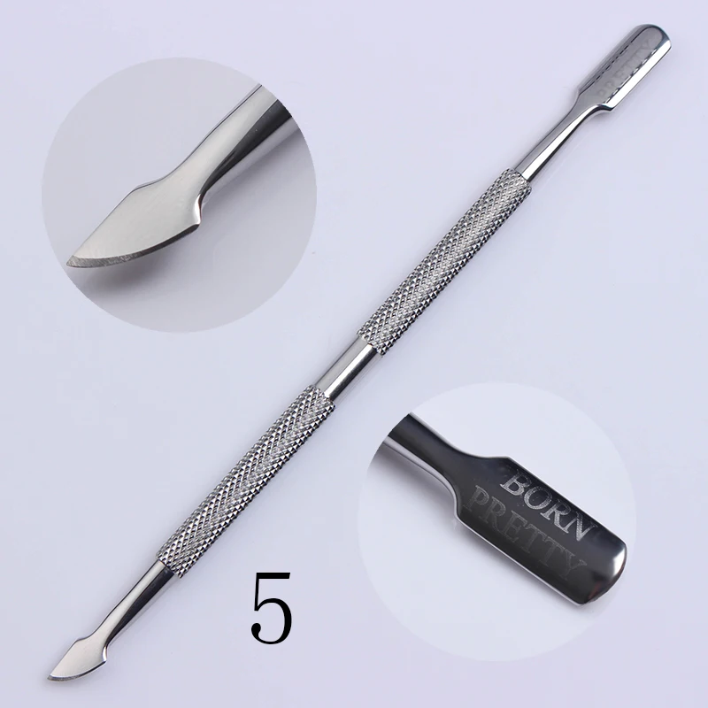 Средство для удаления кутикулы BORN PRETTY Silver инструмент педикюра из нержавеющей
