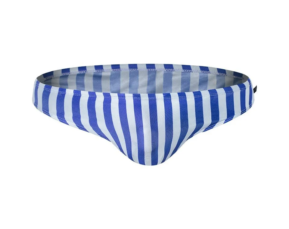 Men swimsuit-03 Полосатый Мужской купальный костюм с треугольным внутренним шнурком, Мужская дышащая одежда для плавания, эластичные плавки, пляжная одежда, сексуальные мужские плавки - Цвет: Men swimsuit-03
