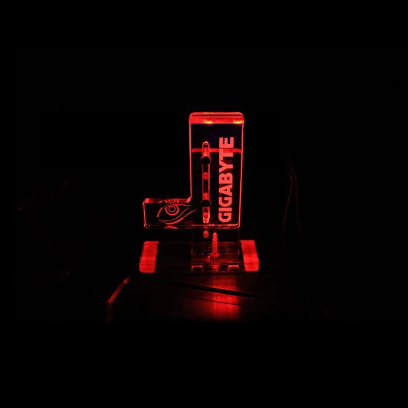 Новый синий размер 30*140 мм его подставка для видеокарт GIGABYTE с логотипом на заказ
