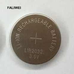 Литиевые аккумуляторные батарейки LIR2032 2032 5 шт./лот сменные CR2032 для часов |
