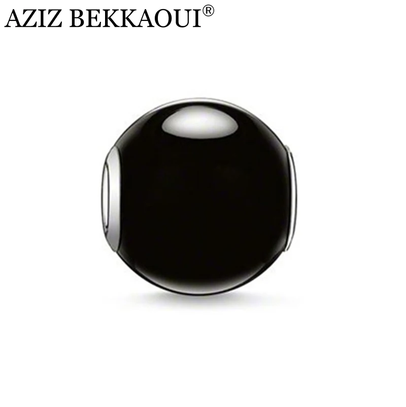 Черные бусины из оникса фурнитура для самостоятельного изготовления браслетов