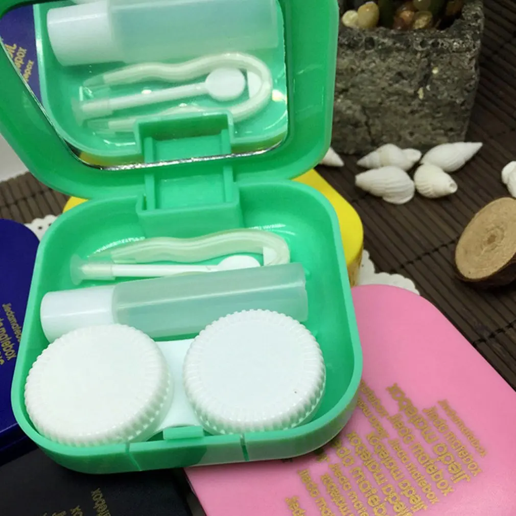 Контактная линза Companion Box Letter Box 917 комплект для ухода за глазами портативная коробка для контактных линз для дома и путешествий зеркальная коробка для хранения