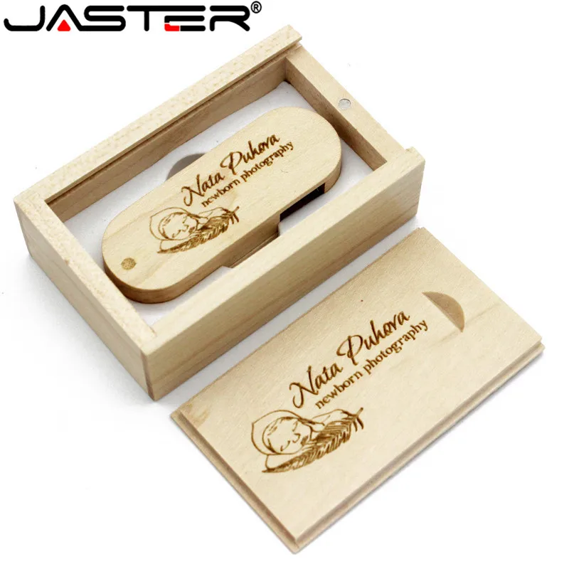 JASTER(более 10 шт. бесплатный логотип) Деревянный USB+ коробка USB флэш-накопитель 64 Гб 16 г 32 Гб карта памяти для фотографии свадебный подарок